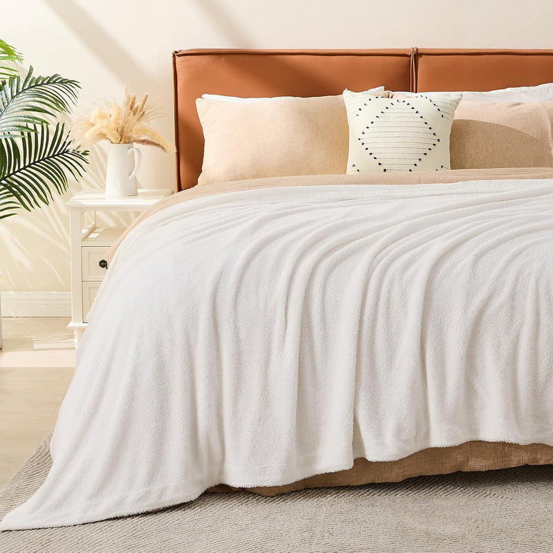 EMME Cooling Throw Blanket for Hot Flashes Muslin Throw Blanket 100% Cotton Throws Gauze All Season Soft Lightweight Breathable (Light Grey, 60"x80")