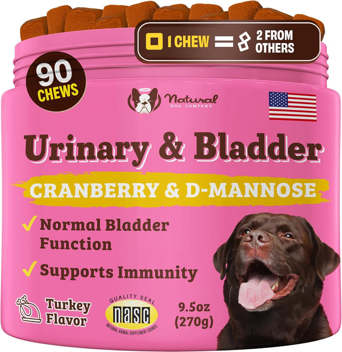 Natural Dog Company 25-in-1 Multivitamin Chews for Dogs – Daily Soft Dog Vitamins with Antioxidants, Zinc & Folic Acid – Supports Joints, Skin & Coat, Immune & Heart Health – All Ages, All Breeds