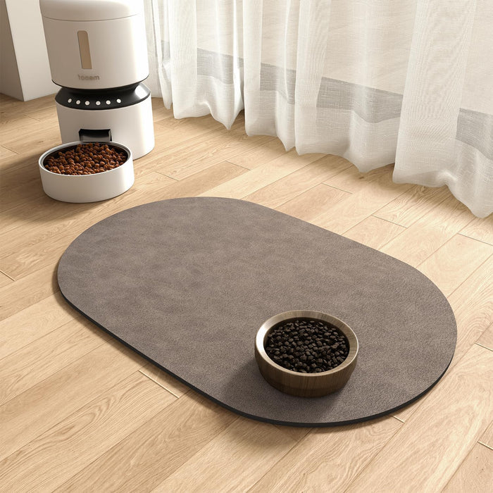 Absorbent Dog Food Mat-Cat Dog Mat for Food and Water Bowl, Quick Dry Pet Food Mat, No Stains Dog Feeding mat, Dog Accessories Pet Supplies Mat-Dog Water Bowl Mat for Messy Drinkers