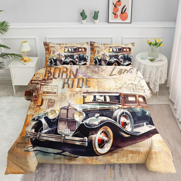 Kids Comforter Set American Flag Deer Printed Pattern Bedding Set with 1 Comforter and 2 Pillowcases for Girls Boys Bedroom All Season(American Flag Deer03 Twin)