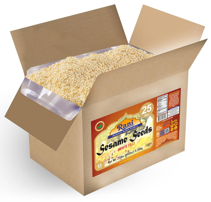 Rani Sesame Seeds Whole Brown, Raw (Till) 14oz (400gm) ~ All Natural | Gluten Friendly | NON-GMO | Kosher | Vegan | Indian Origin