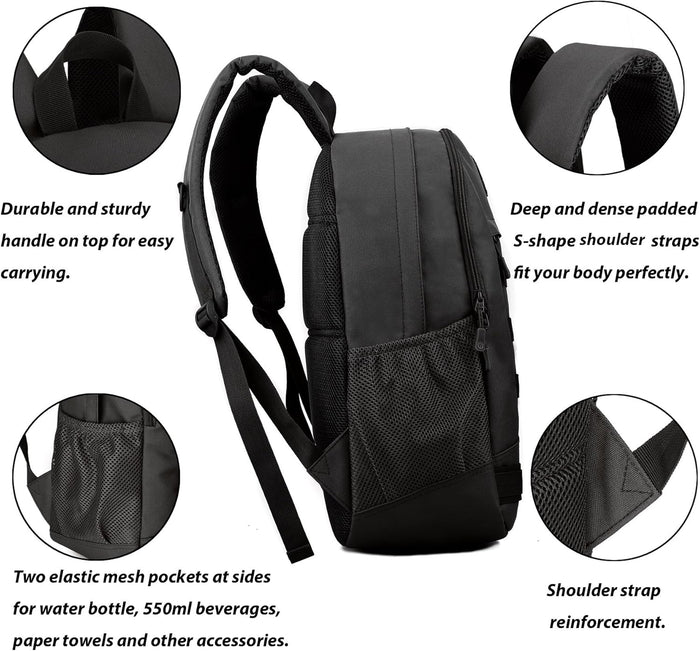 ArcEnCiel 35L Motorcycle Backpack Tactical Military Bag Army Assault Pack Rucksacks with Patch - Rain Cover Included