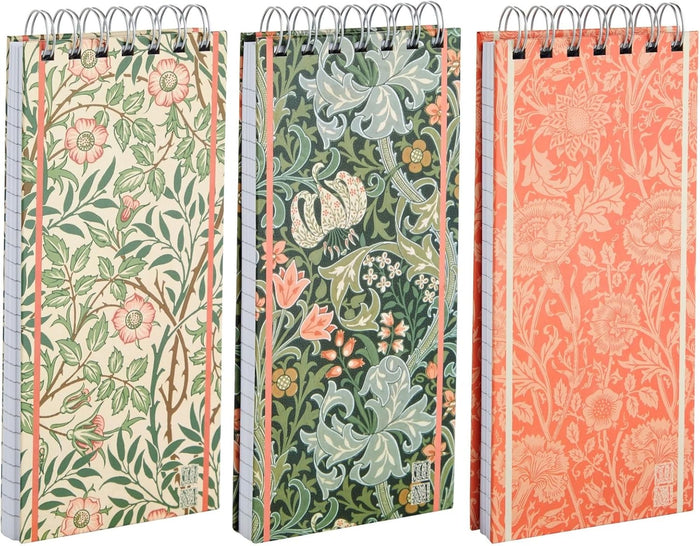 The Gifted Stationery Hardcover Spiral-Bound Notebook Pack - Top-Bound Spiral Notepads - Grocery List Notebook - Office & School Notepads - 8.4 x 3.75 in, 100 Sheets/200 Pages, Pack of 3