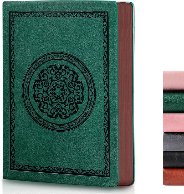 2026 Leather Vintage Journal Notebook,300 Pages,Leather Softcover Lined Journal Notebooks for Women Men,Notebook Journals for Writing Travel,Business,Office,5.7'' X 8.3'',Black