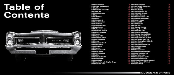 Muscle & Chrome: Classic American Cars