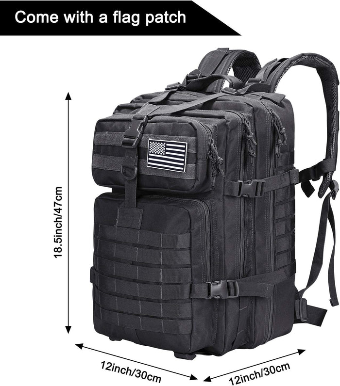 Prospo Military Tactical Backpack Large Fishing Tackle Backpack 3 Day Assault Survival Pack Molle Bag for Men