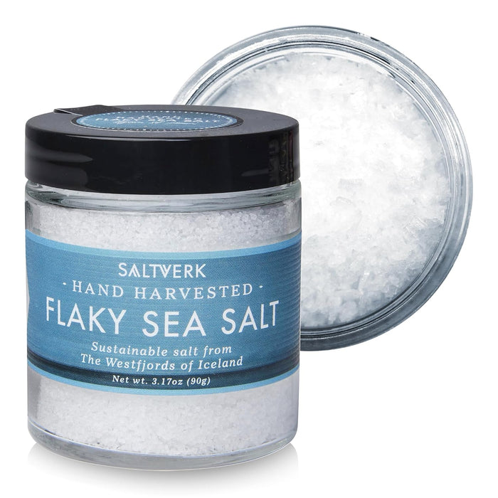 Saltverk Sea Salt - Gourmet, Icelandic, Hand Harvested and Sustainably Made - Arctic Thyme 2.82 Oz