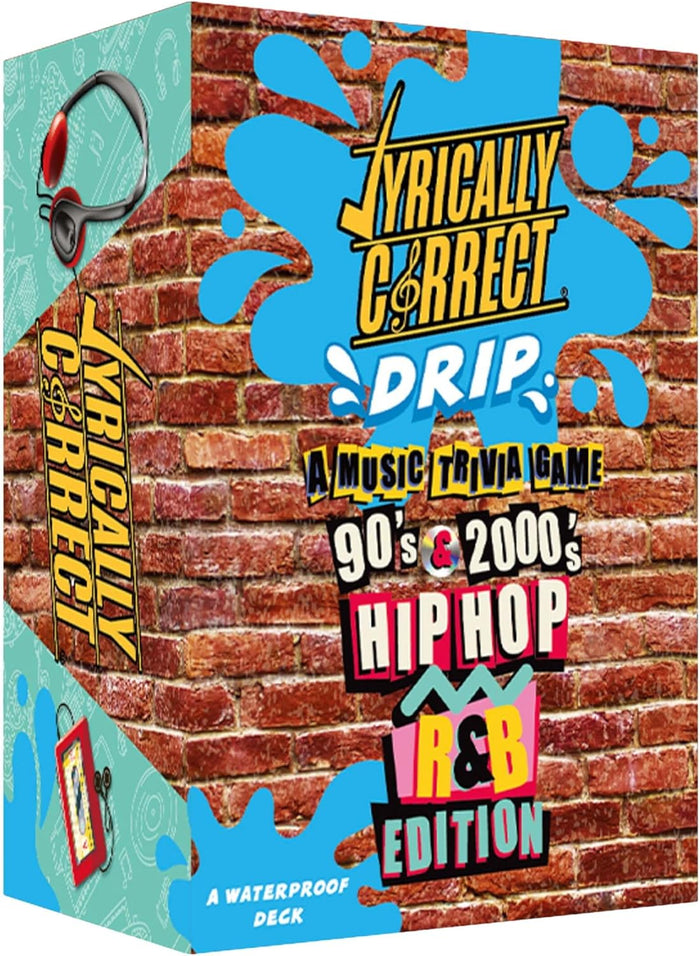 Lyrically Correct '90s & 2000s Music Trivia Card Game - Pop Edition - Finish The Lyrics Challenge, Fun for Adults, Party or Family Night