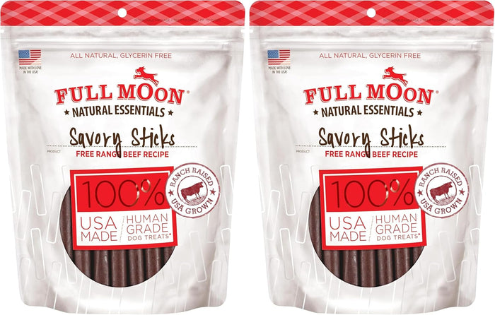 Full Moon All Natural Human Grade Dog Treats, Essential Duck Savory Sticks 22.0 oz
