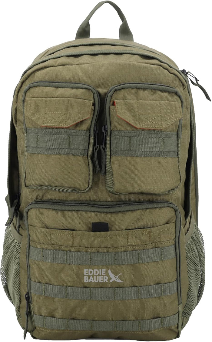 Eddie Bauer Cargo Tactical Backpack | Adventure | Heavy Duty | Outdoor | Water Resistant | 600D Polyester