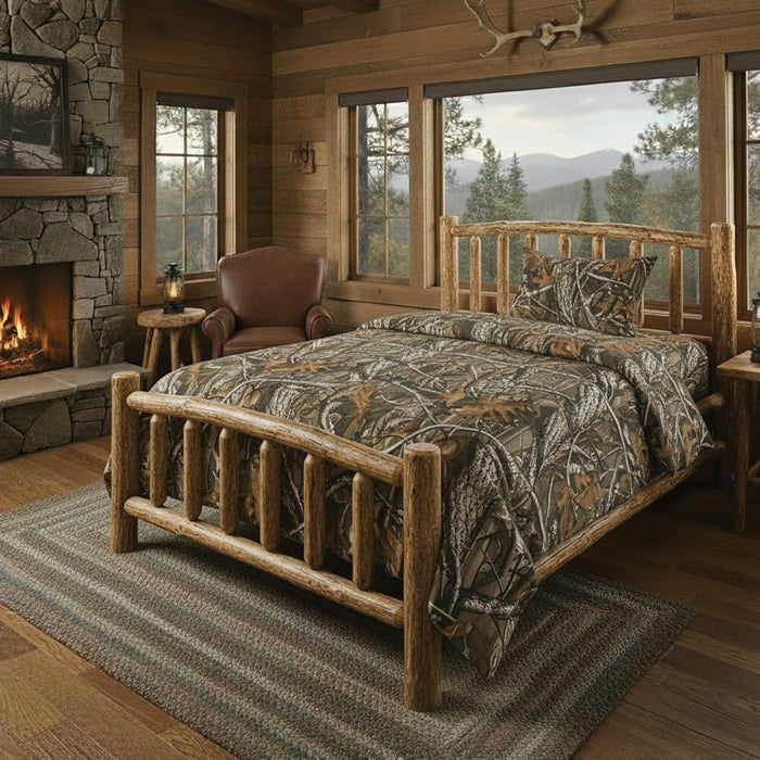 Northwest Realtree 5-Piece Full Size Bed in a Bag Set, 1 Comforter, 1 Fitted Sheet, 1 Flat Sheet, 2 Pillowcases, All Seasons Bedding, APX Camo