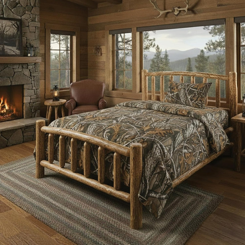 Northwest Realtree 5-Piece Full Size Bed in a Bag Set, 1 Comforter, 1 Fitted Sheet, 1 Flat Sheet, 2 Pillowcases, All Seasons Bedding, APX Camo