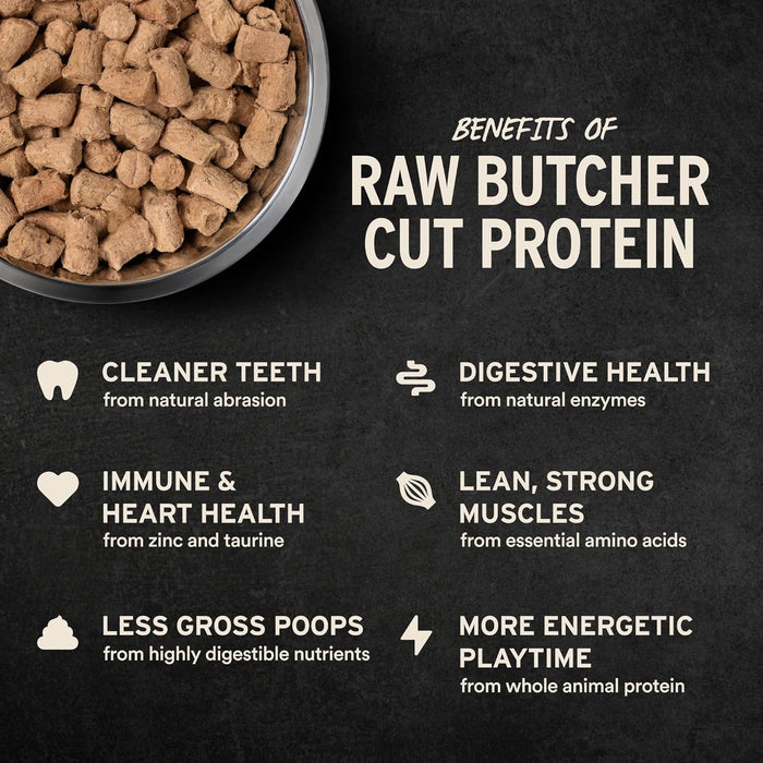 Vital Essentials Freeze-Dried Raw Duck Meal or Mixer Dog Food Soft Nibs | 99% Duck, Organs & Bone | 14 oz