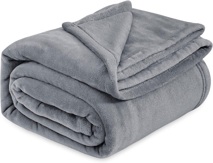 Bedsure Soft Plush Bed Blankets - Lightweight Fuzzy Cozy Luxury Blanket