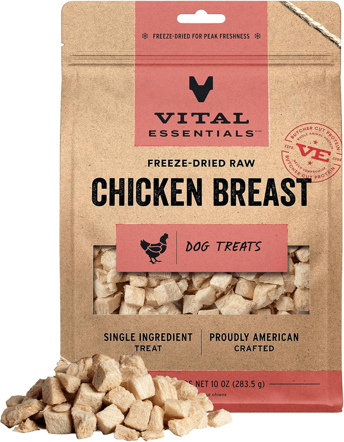 Vital Essentials Single Ingredient Minnows Dog Treats, 1 oz | Freeze-Dried Raw | Premium Quality High Protein Training Treats | Grain Free, Gluten Free, Filler Free