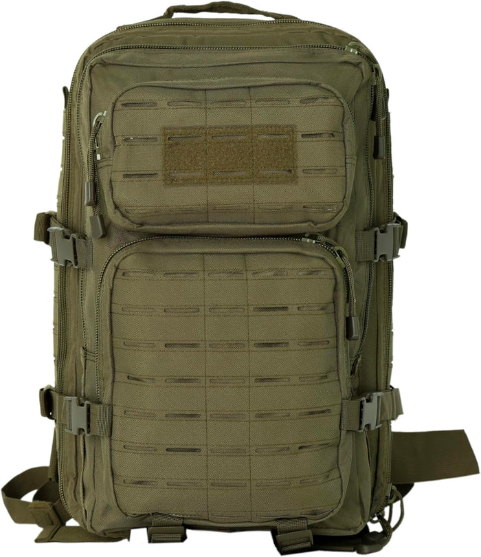 Small Tactical Backpack Assault Pack Bug Out Bag 40L Military Backpack with Molle for Hiking Hunting Rucksack Trekking (Black)