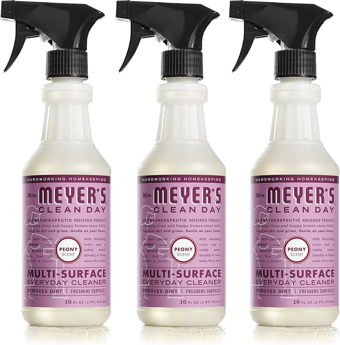 MRS. MEYER'S CLEAN DAY All-Purpose Cleaner Spray, Cruelty Free Formula, Lemon Verbena, 16 fl. oz - Pack of 3