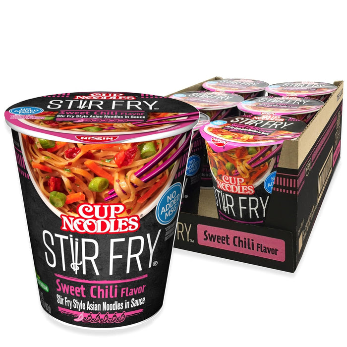 Nissin Chow Mein Noodles, Teriyaki Chicken, 4 Ounce (Pack of 8)