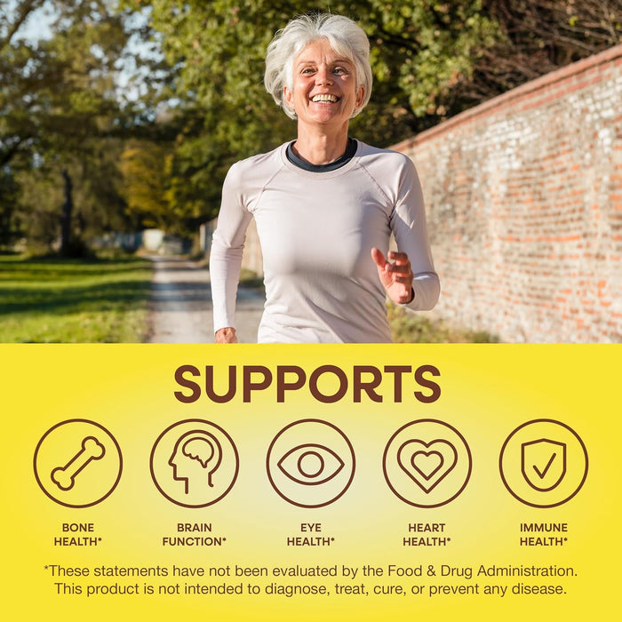 Nature's Way Alive! Women's 50+ Daily Gummy Multivitamins, Women's Supplements, Supports Healthy Heart, Brain & Bones,* B-Vitamins, Mixed Berry Flavored, 130 Gummies (Packaging May Vary)