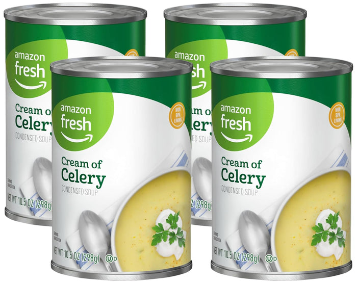 Amazon Fresh, Condensed Cream Of Chicken Soup, 10.5 Oz (Previously Happy Belly, Packaging May Vary)