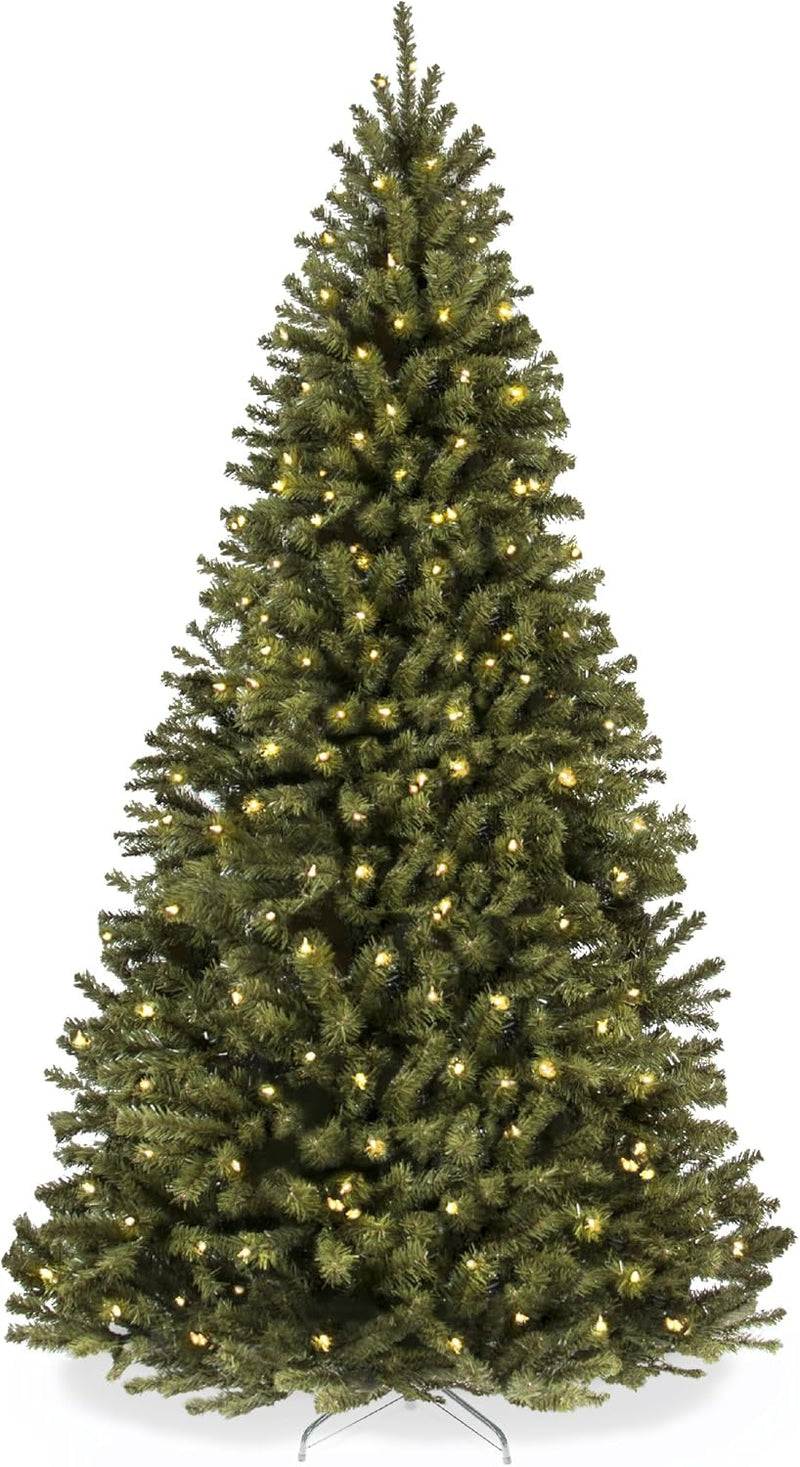 Best Choice Products 6ft Pre-Lit Spruce Artificial Holiday Christmas Tree for Home, Office, Party Decoration w/ 250 Incandescent Lights, 798 Branch Tips, Easy Assembly, Metal Hinges & Foldable Base