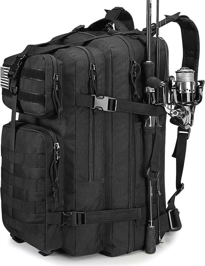 G4Free 50L Tactical Backpack 3 Day Assault Pack Outdoor Bug Out Bag Military Style for Trekking Camping Fishing Hiking