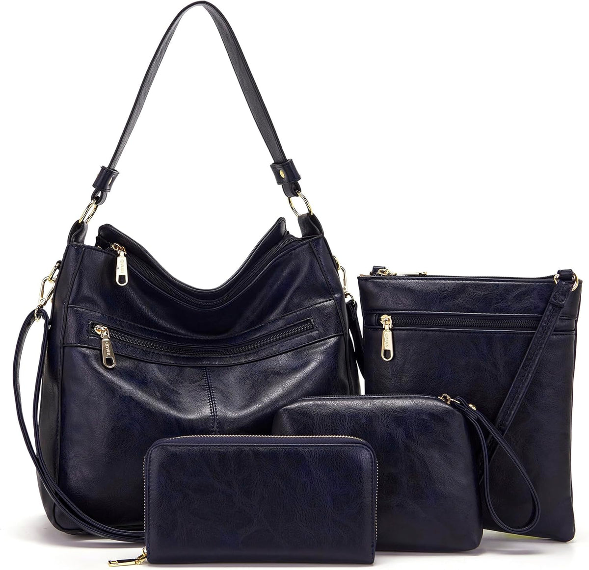 Purses For Women Handbags And Wallet Set Large Hobo Crossbody Bag Ladies Purse Totes 4 PCS | And Wallet Set, Large, Ladies Purse, 4 PCS