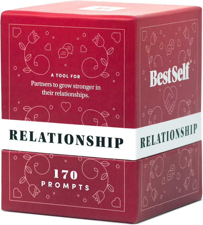BestSelf Intimacy Deck – 170 Couples Conversation Starters, Romantic Couples Card Game, Fun Couples Game for Adults, Build Emotional Connection & Deeper Bond