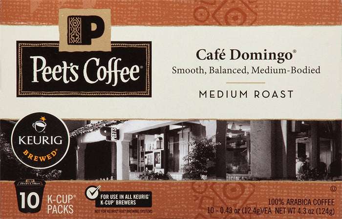 Peet's Coffee, Medium Roast Keurig K-Cup Pods - Big Bang 60 Count (6 Boxes of 10 K-Cup Pods)