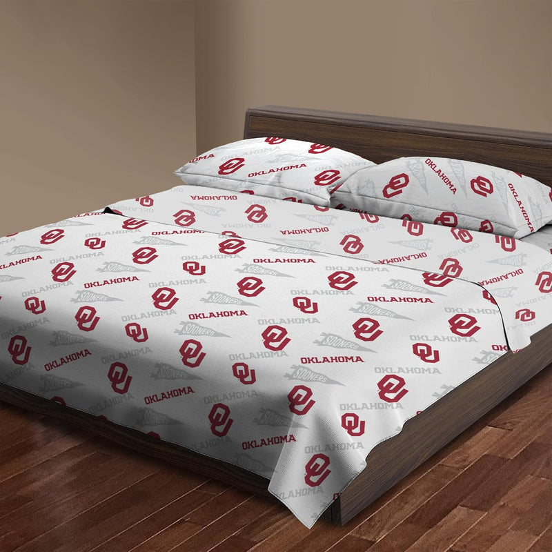 Officially Licensed Alabama Crimson Tide NCAA Twin Size Sheet Set – Team Logo Bedding for College Dorms, Basketball & Football Fans, Fan Caves & Game Day Decor