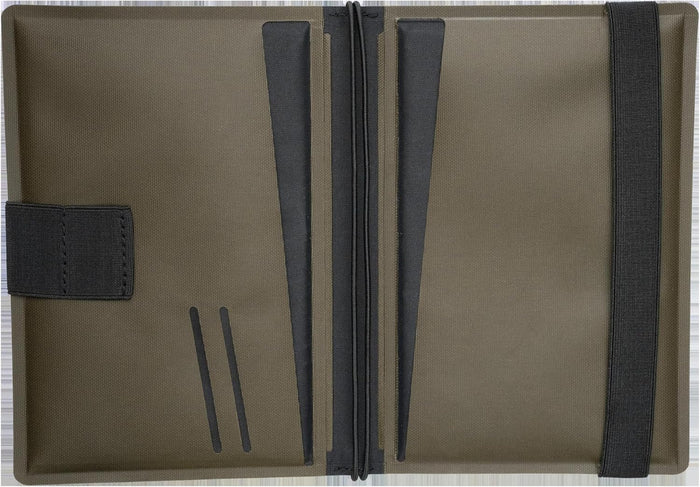 Rite in the Rain Weatherproof Side Spiral Kit: TPU Fabric Cover, 4.625" x 7" Black Notebook, and Tough Mechanical Pencil (No. M973-KIT)