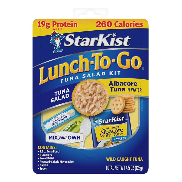 StarKist Lunch To-Go Chunk Light Pouch - Mix Your Own Tuna Salad - (Packaging 4.1 Ounce (Pack of 12)