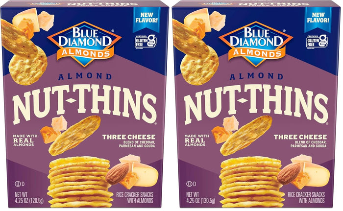 Blue Diamond Almonds Nut Thins, Cheddar Cheese, 4.25 Oz