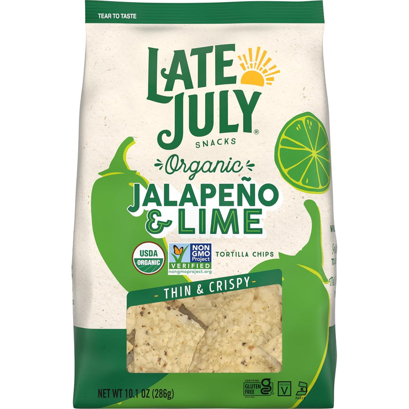Late July Sea Salt Organic Tortilla Chips, 10.1 Oz Bag