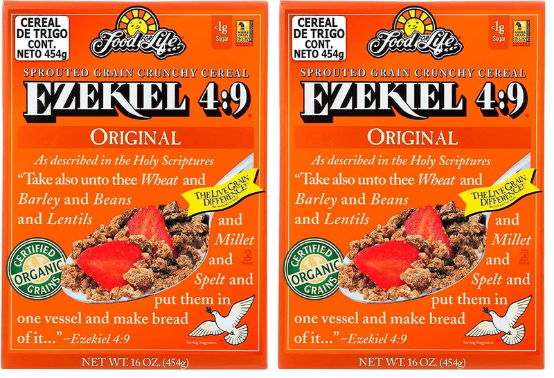 Food For Life, Ezekiel 4:9 Organic Sprouted Grain Cereal, Original, 16 oz