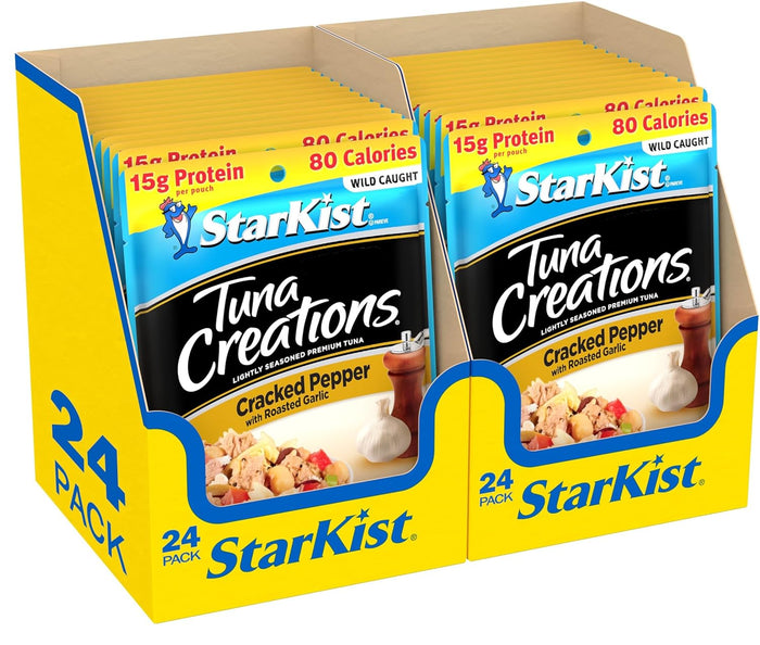 StarKist Tuna Creations, Deli Style Tuna Salad, Single Serve Pouch, 3 oz (Pack of 5)
