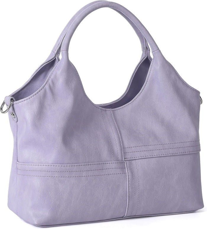 KOGTLA Vegan Leather Purses for Women with Detachable Satchel Strap, Ladies Handbags, Tote Hobo Bags with Top Handle