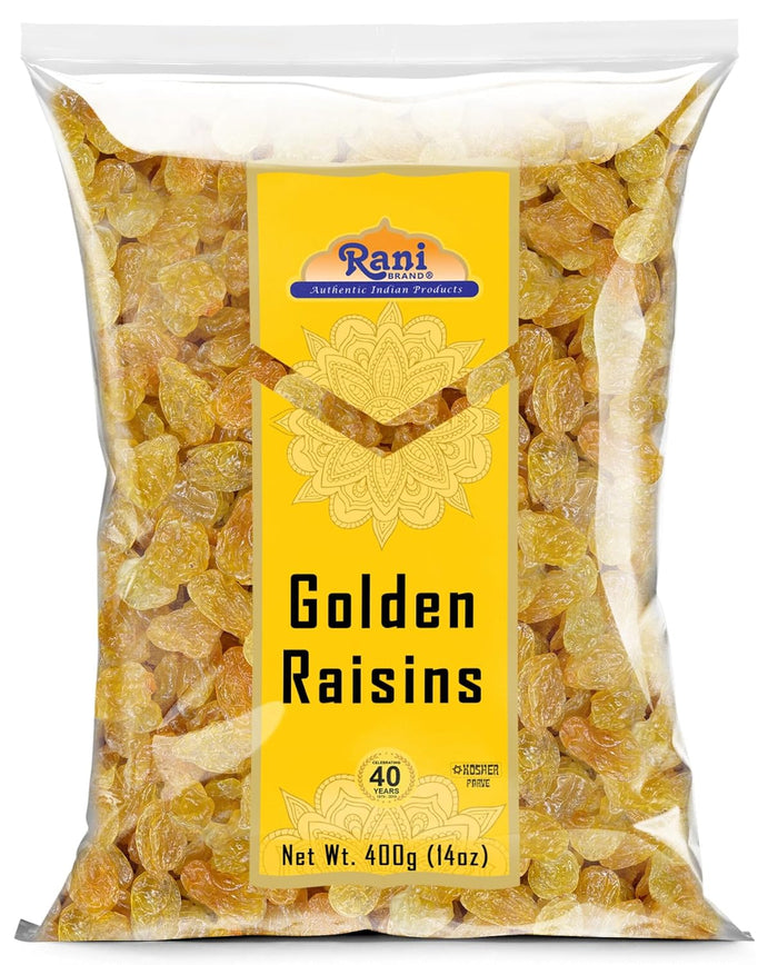 Rani Golden Raisins 7oz (200g) ~ All Natural | Gluten Friendly | NON-GMO | Kosher | Vegan | Product of USA