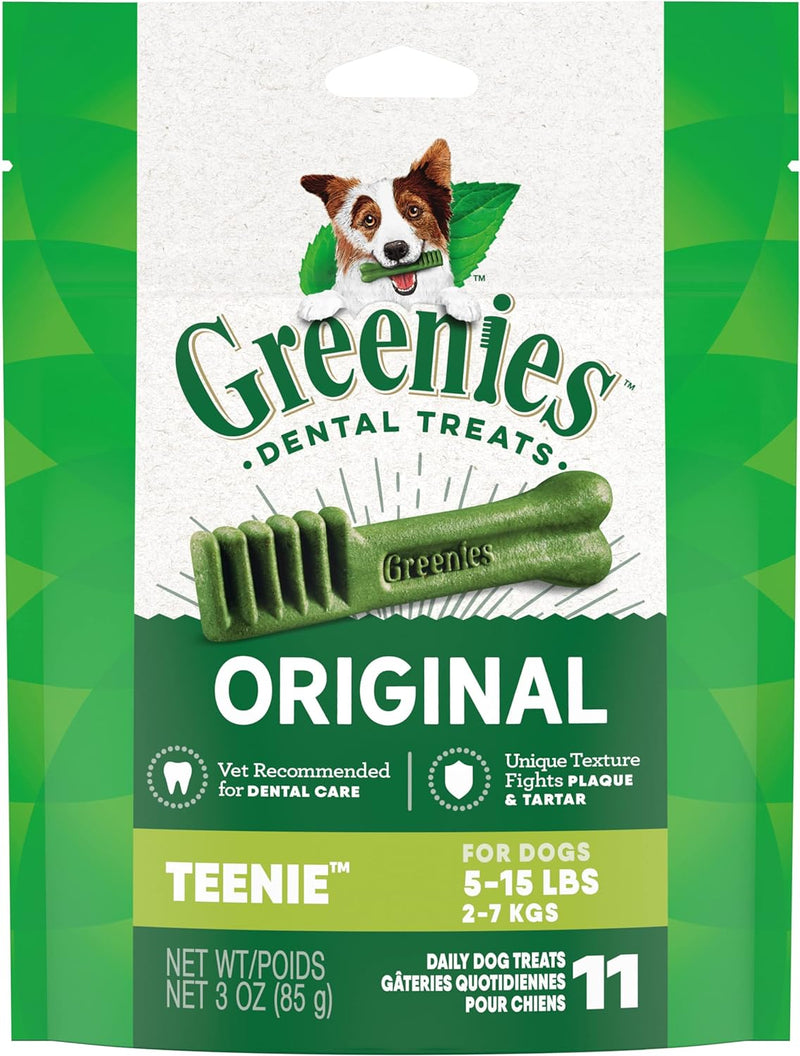 Greenies Original Teenie Dental Dog Treats, 36 oz. Pack (130 Treats)