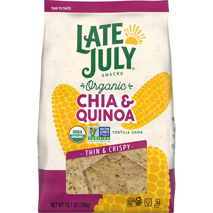 Late July Sea Salt Organic Tortilla Chips, 10.1 Oz Bag