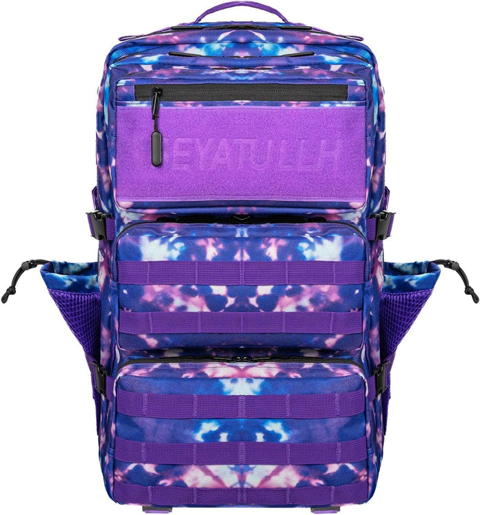 Military Tactical Backpack 55L Army Backpack Bug Out Bag Assault pack Molle Daypack Hiking Trekking Rucksack (Pink camouflage)