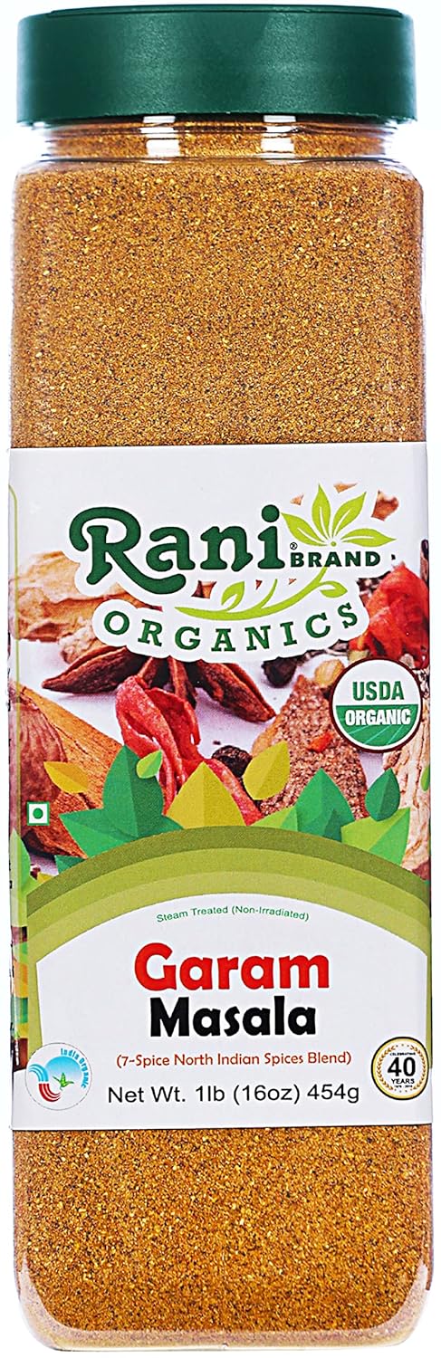 Rani Garam Masala Indian 11 Whole Spices Blend 10oz (283g) PET Jar ~ All Natural, Salt-Free | Vegan | No Colors | Gluten Friendly | NON-GMO | Kosher | Indian Origin
