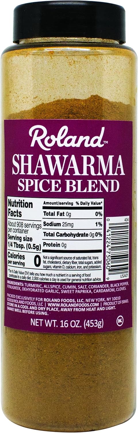 Roland Foods Shawarma Spice Blend, Specialty Imported Food, 3-Ounce Jar