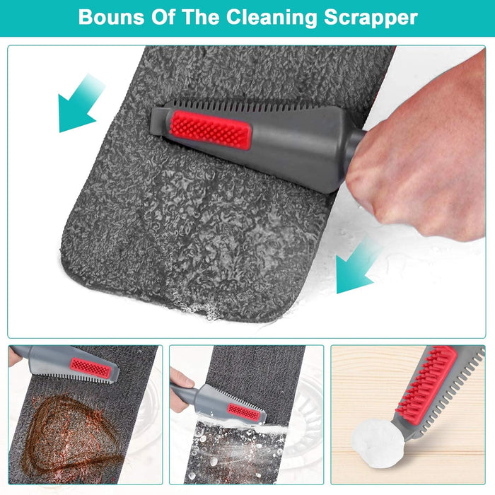 Spray Mop for Floor Cleaning with 3pcs Washable Pads - Wet Dry Microfiber Mop with 800 ml Refillable Bottle for Kitchen Wood Floor Hardwood Laminate Ceramic Tiles Floors Dust Cleaning