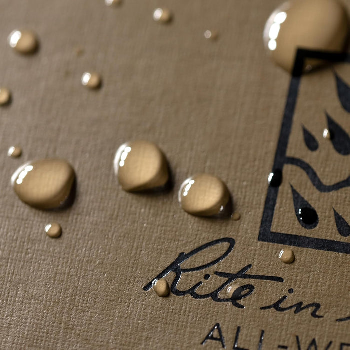 Rite in the Rain Weatherproof Hard Cover Notebook, 8.75" x 11.25", Tan Cover, Universal Pattern (No. 970TF-MX)