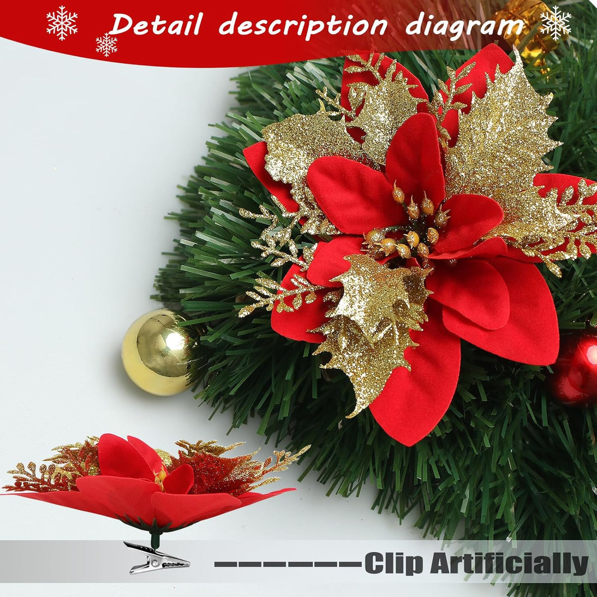5 Pack 250FT Christmas Garland Flower for Christmas and Non-Lit Soft Greenery Holiday Decor for Outdoor Indoor Artificial Christmas Twist Garland Home Artificial Greenery Wedding Party Decoration