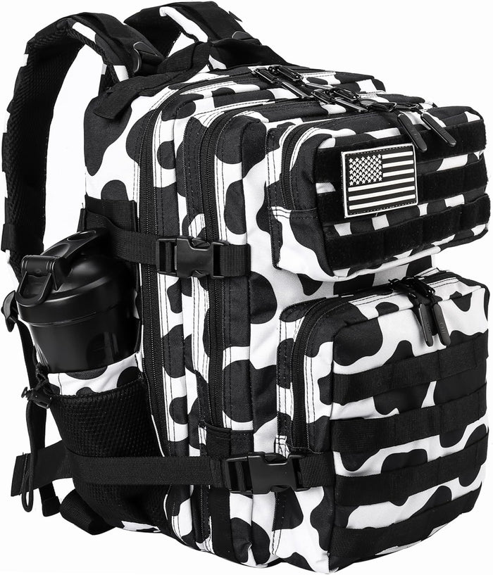 LHI Tactical Military Backpack for Men and Women 25L/35L Army Assault Pack Bag Small Rucksack with Bottle Holder