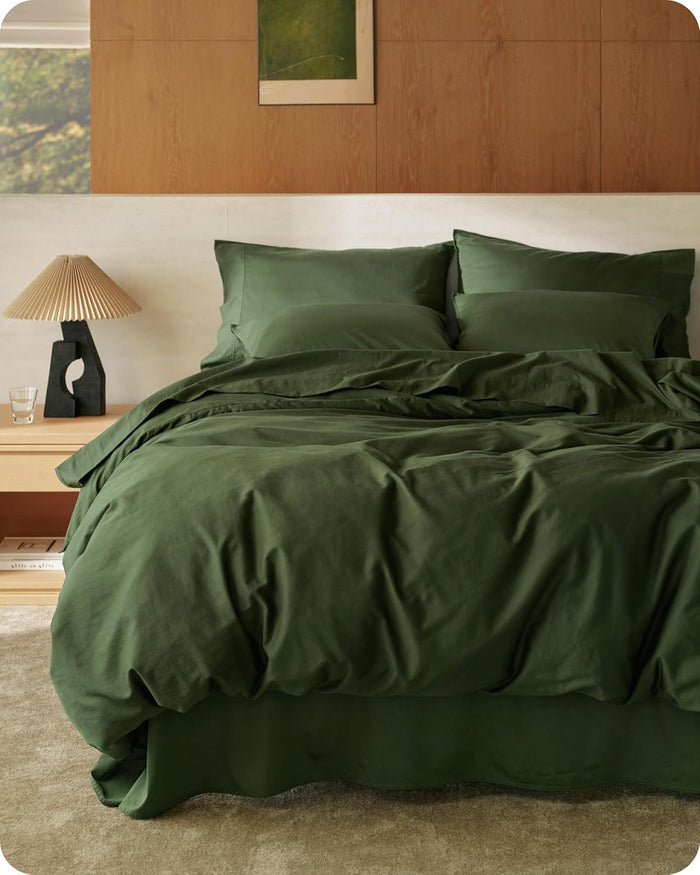 Bedsure Cotton Duvet Cover King, 100% GOTS Organic Cotton Duvet Cover Set, Fair Trade Certified King Bedding Set, Eco-Friendly, Ultra-Soft, Breathable Home Bedding for All Seasons(Ivory, 104"x90")