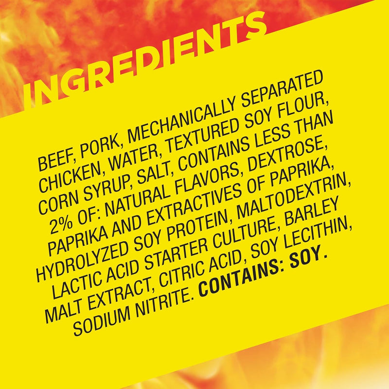 Slim Jim Smoked Meat Sticks, Original Flavor, 6g Protein Per Serving, Snack Size, Stocking Stuffer, 0.28 oz. (46 Count)