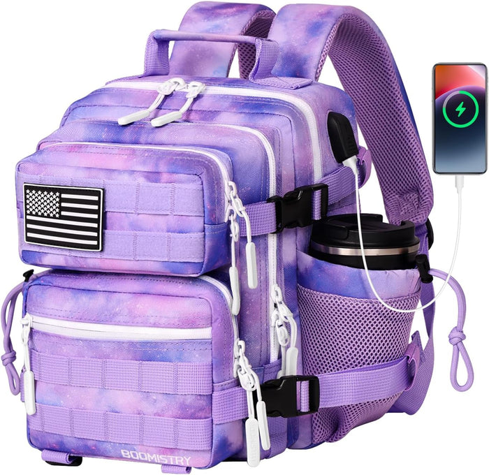 15L Mini Tactical Backpack Small Tactical Backpack for Men and Women, Military Backpack for Gym, Hiking, Daily (Black-15L)